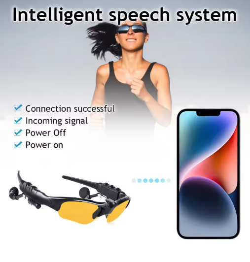 Smart Wireless Bluetooth Glasses-( with free shipping ALL UAE )